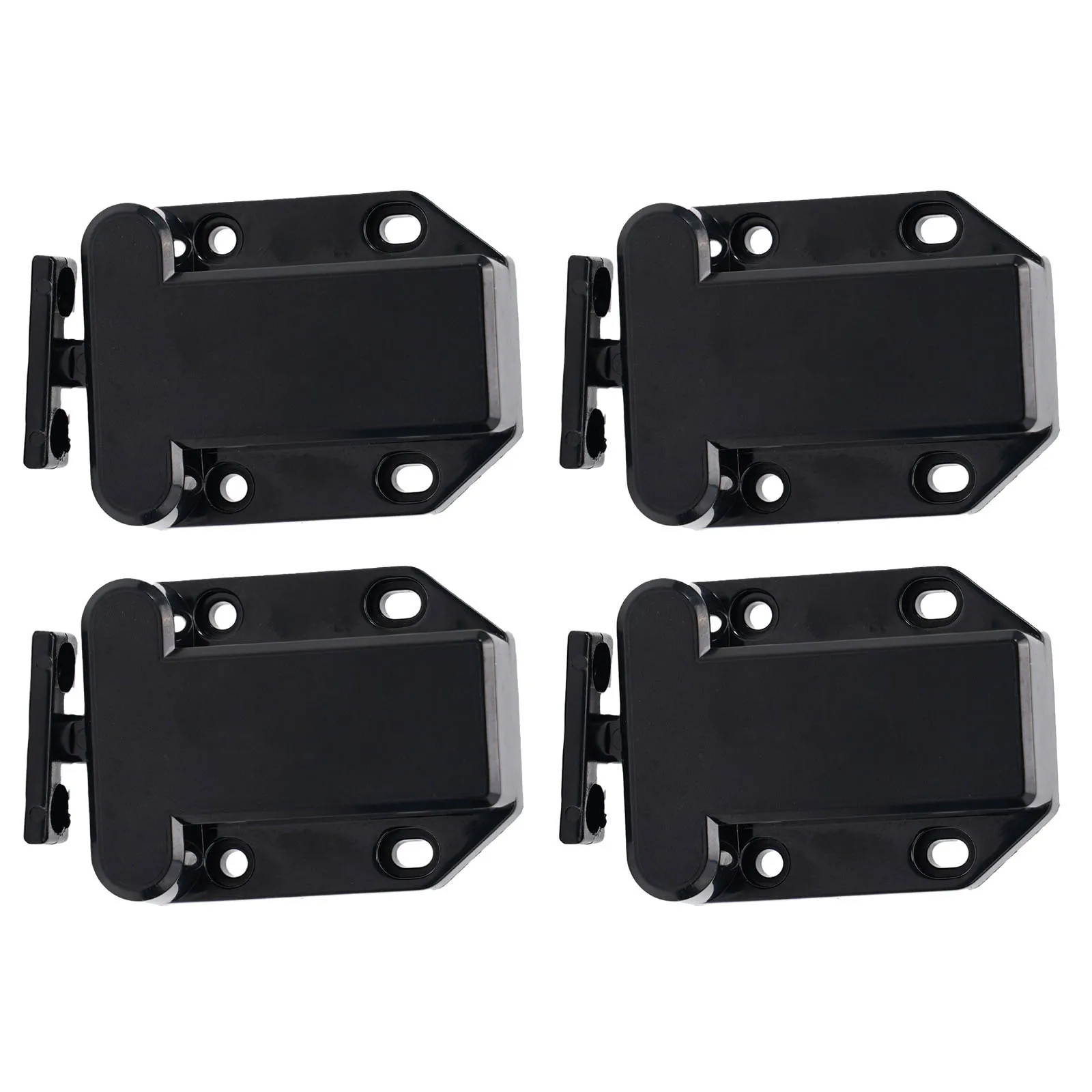 4X Push to Open Cabinet Catch for Drawer Fronts and Cupboard Doors Designed for Clean Integration and Low Maintenance
