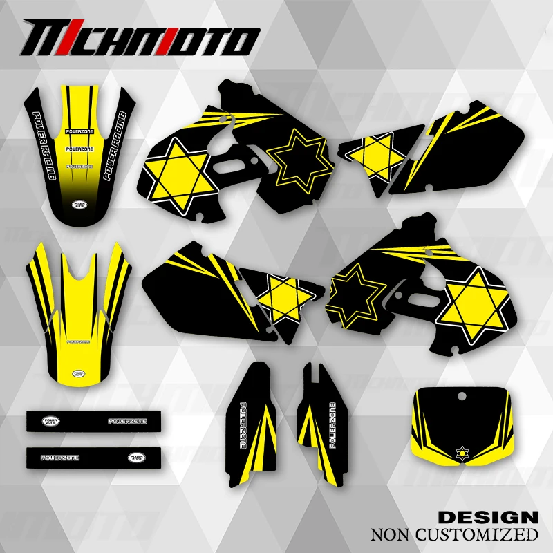 

MCHMFG For SUZUKI RM 125 250 1999 2000 RM125 New Style Graphics Decals Stickers Kits