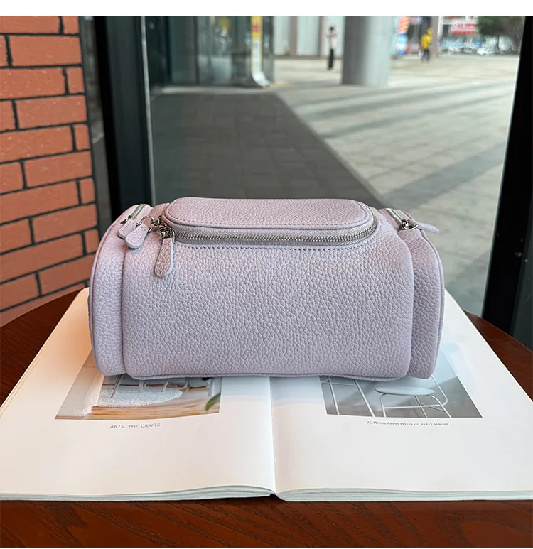 Echtes Leder Unisex Hängende Kosmetiktasche Reise Große Kapazität Multifunktionale Premium Toilettenartikel-Aufbewahrungstasche Tragbar – Detail 26