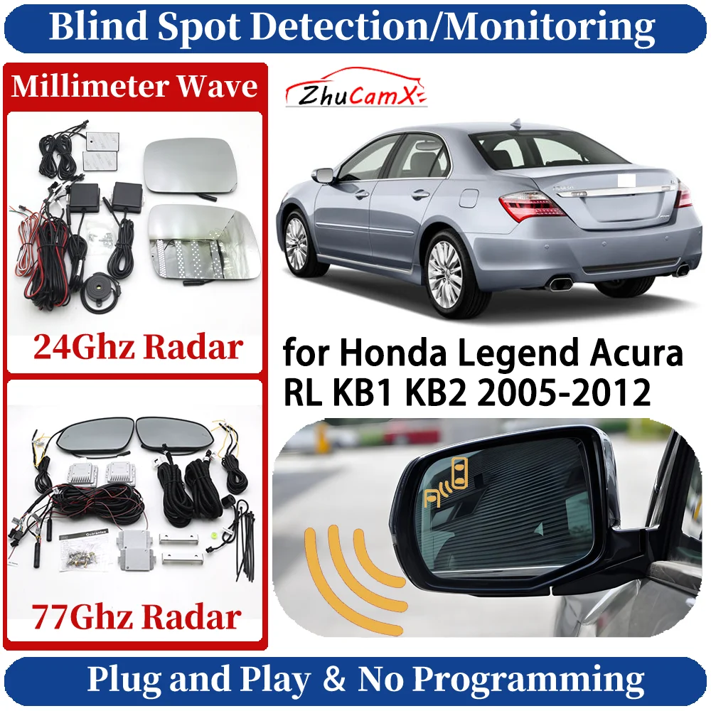 

Blind Spot Monitoring/Detection System for Honda Legend Acura RL KB1 KB2 2005-2012 Night Driving Side Lane Change Safe Assist