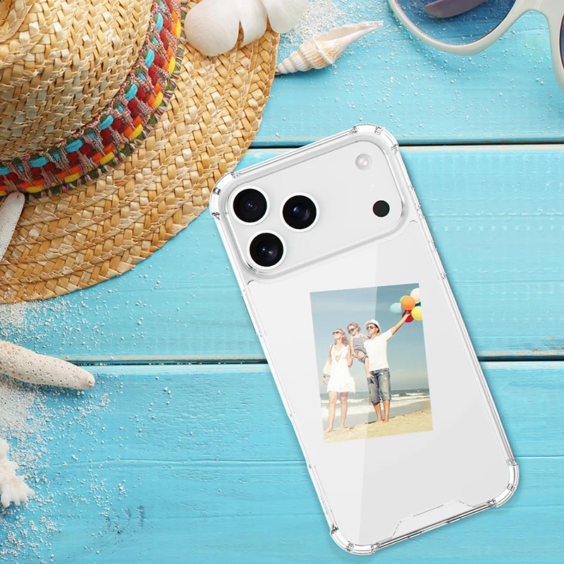 เคสโทรศัพท์อะคริลิกแบบแข็งไฮบริดสำหรับ iPhone 17 Pro Max เคสใสหรูหราสำหรับ iPhone 17 Pro Max