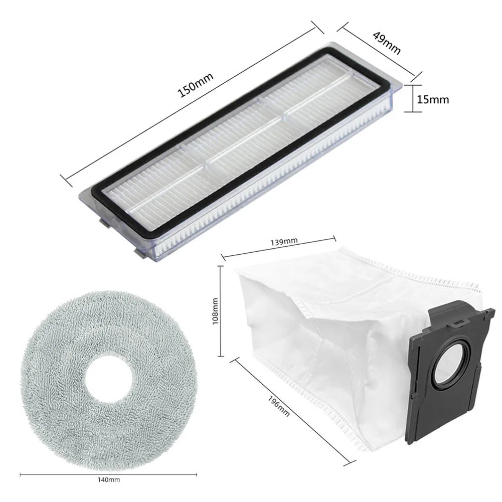 

Для Cecotec для Conga X100/X100 для X-Treme пылесос, сменный фильтр, швабра, тканевый мешок для пыли, комплект аксессуаров для чистки