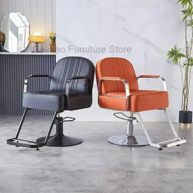 

For Professional Pedicure Chair Makeup Luxury Barber Shop Hydraulic Manicure Black Heavy Duty Vintage Chairs Hairdressing Salon