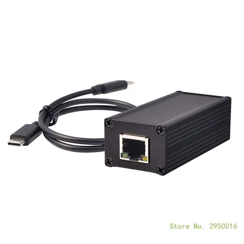 GPD2CBT 20V Gigabit PoE Ethernet Adapter RJ45 to Type C 1000Mbps Converters for Enhances Data Transfer