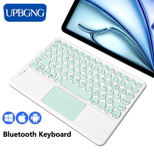 Imagen 1 del producto Teclado táctil Universal para IPad Air 13 11 M3 2025 11th 11 pulgadas A16 Pro teclado de tableta para Huawei Samsung teclado Bluetooth