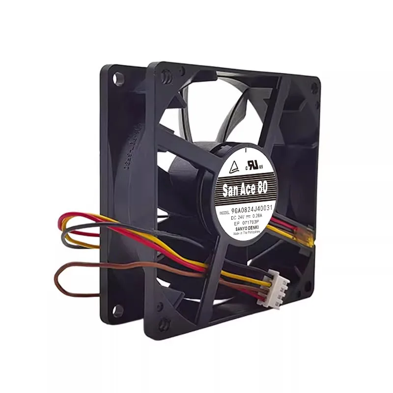 

NEW ORIGINAL 9GA0824J40031 24V 0.28A 8025 80*80*25mm 8cm COOLING FAN