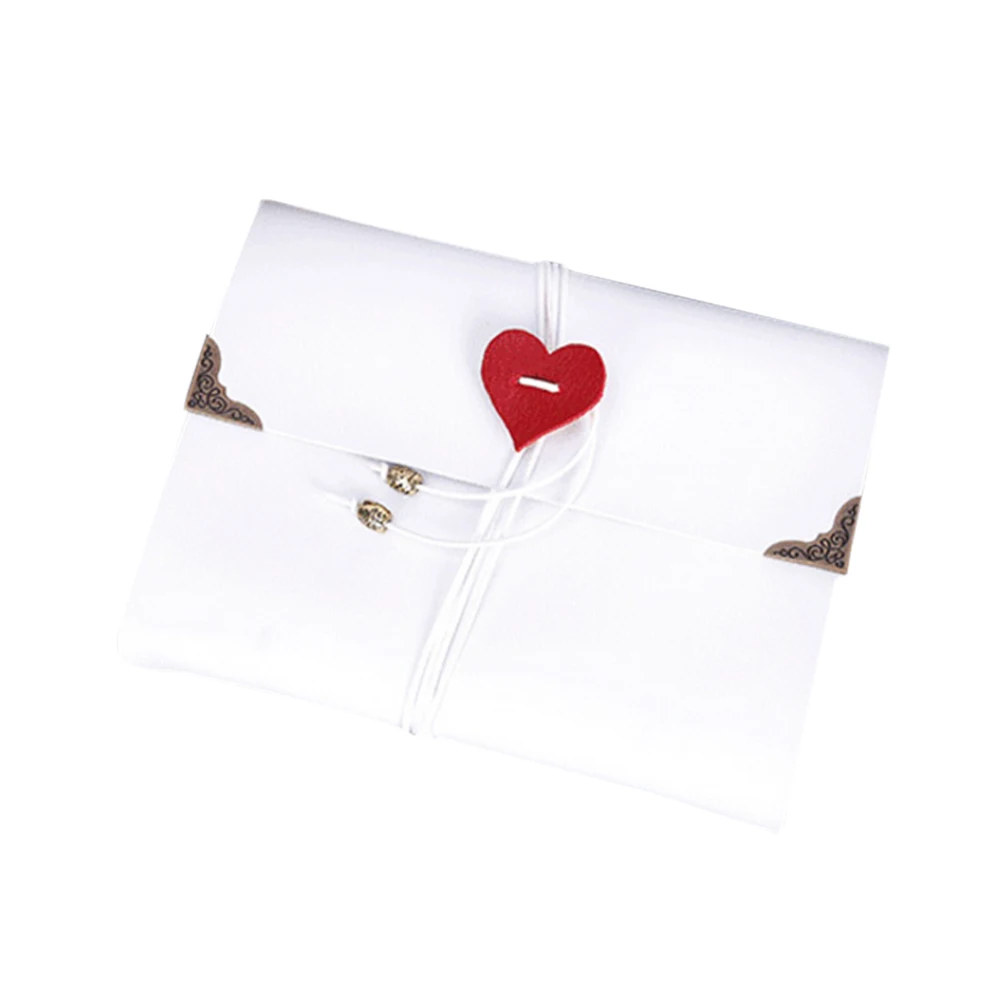 

Photo Album Love Quit DIY Scrapbook Creative Baby Vintage Heart White Wedding Travel