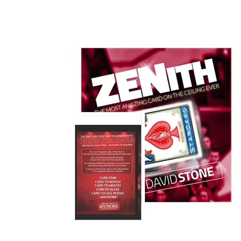 

Zenith By David Stone Gimmicks Card Magic and Trick Decks Close up Magic Props Illusions Magician Street Magia Bar Tricks Mental