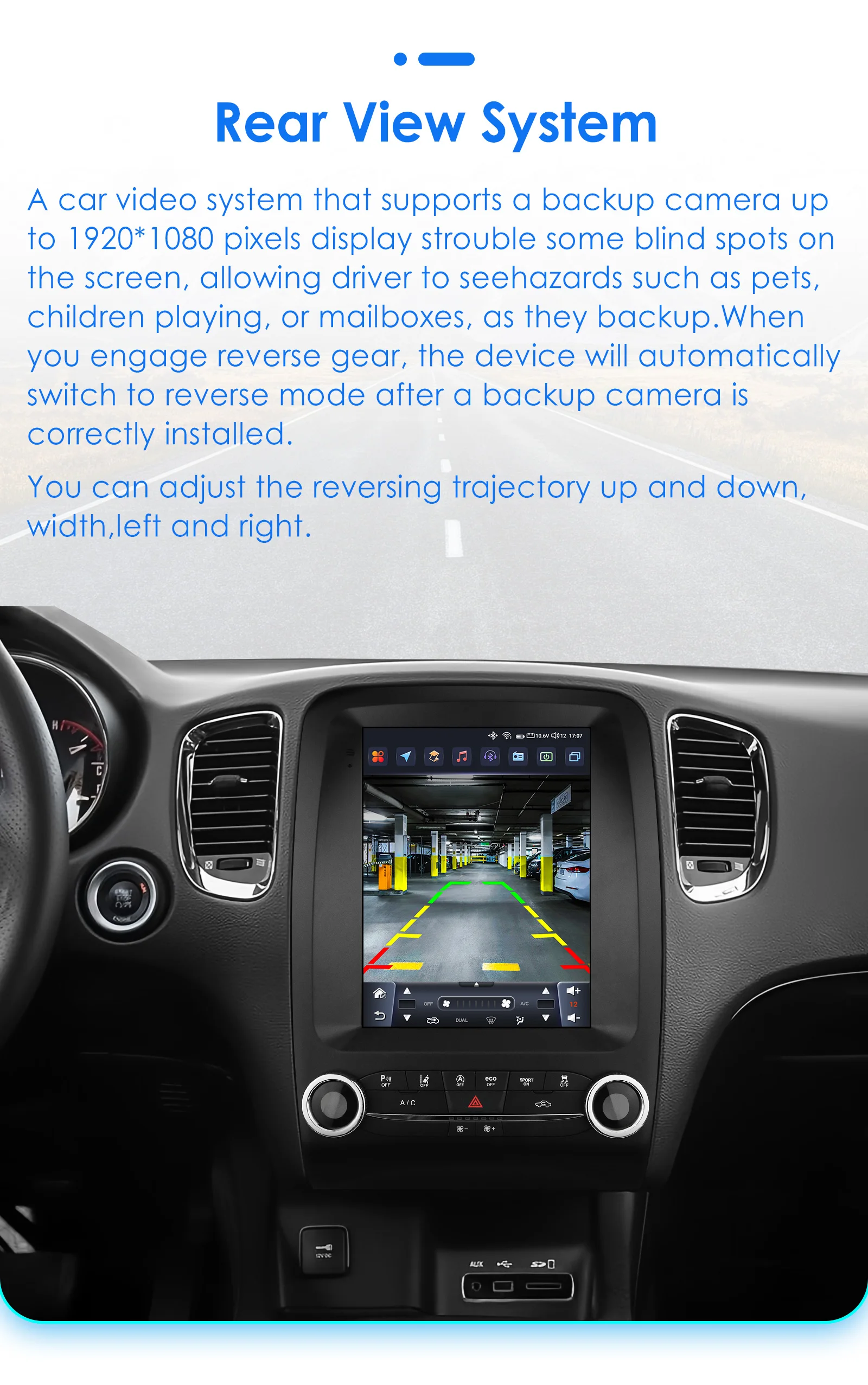 Hizpo Für Tesla Stil Auto Radio Für Dodge Durango 2014-2020 Multimedia GPS Stereo Intelligente System Kopf Einheit 360 kamera RDS – Detail 36