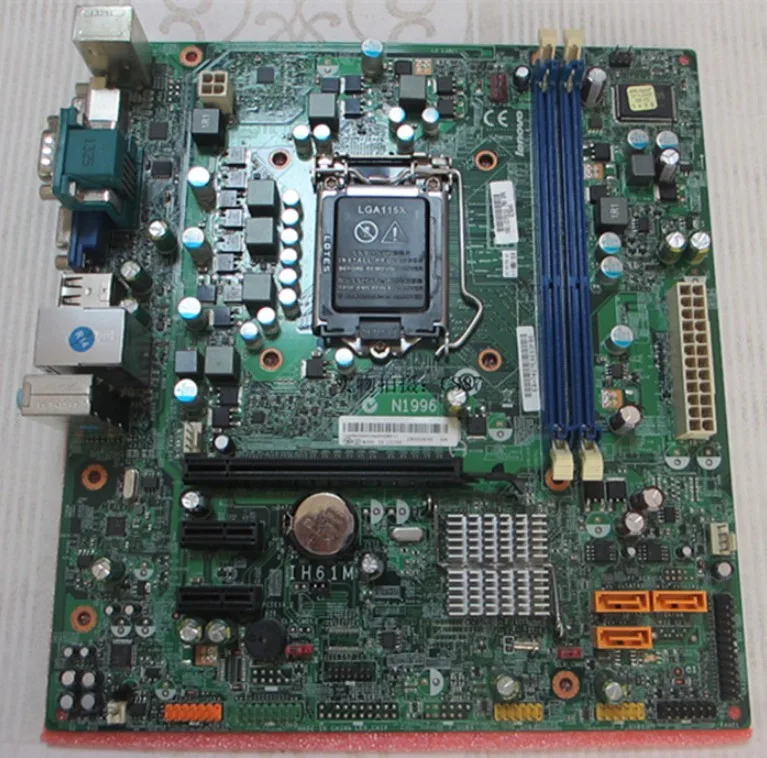 For Original Lenovo H61 Main Board Qitian M4330 M4350 N1996 IH61M Main Board