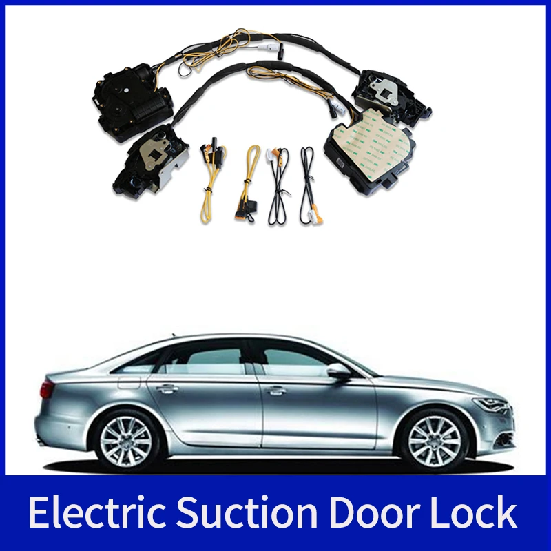 

Car Soft Close Door Latch Pass Lock Actuator Electric Absorption Suction Silence Closer For Audi Q8 2015~2023
