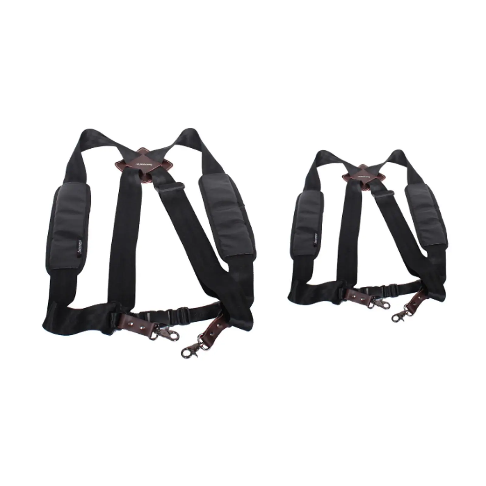 Adjustable Djembe Shoulder Strap with Thickening Pad Hand Drum Belt Djembe Strap Percussion Instrument Comfort Drum Sling Black