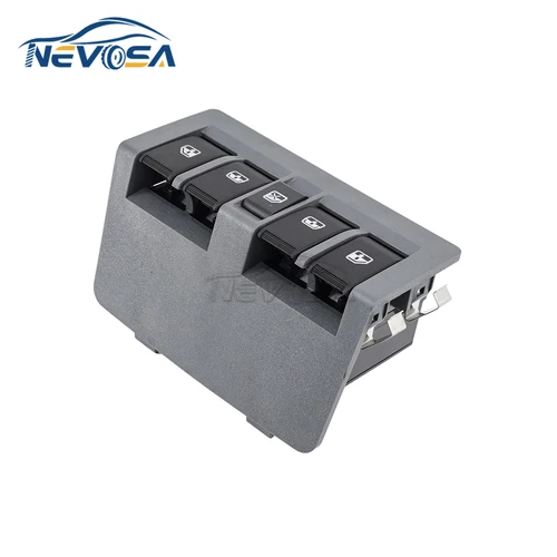 Imagen 2 del producto NEVOSA Para Chevrolet Nueva Vela 2010-2014 9005043 9005041 Interruptor elevador de vidrio para ventana de coche eléctrico, 5 botones, accesorios para coche 90800027