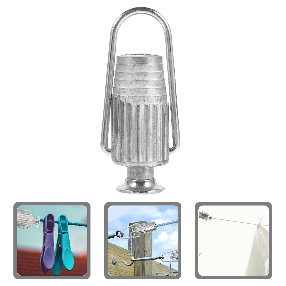 Reutilizável Alumínio Wire Rope Tightener, Clothesline Tightener, reutilizável