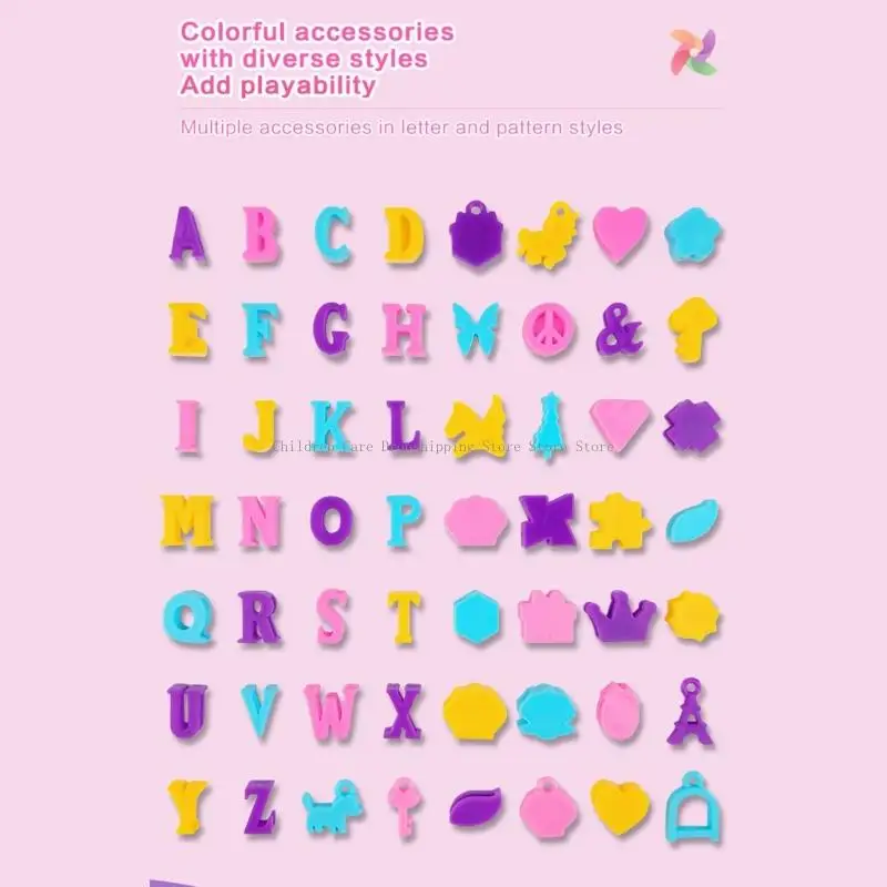 Creative DIY Vòng đeo tay tạo ra các cô gái 5-12 tuổi, đồ chơi giáo dục crafting hạt 5-12 tuổi