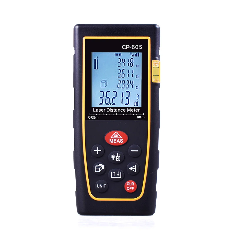 Easyover Laser Distance Meter Bubble Level Mini Rangefinder LCD CP-100S RangeFinder Measure Tape 100m Metro Construction Tools