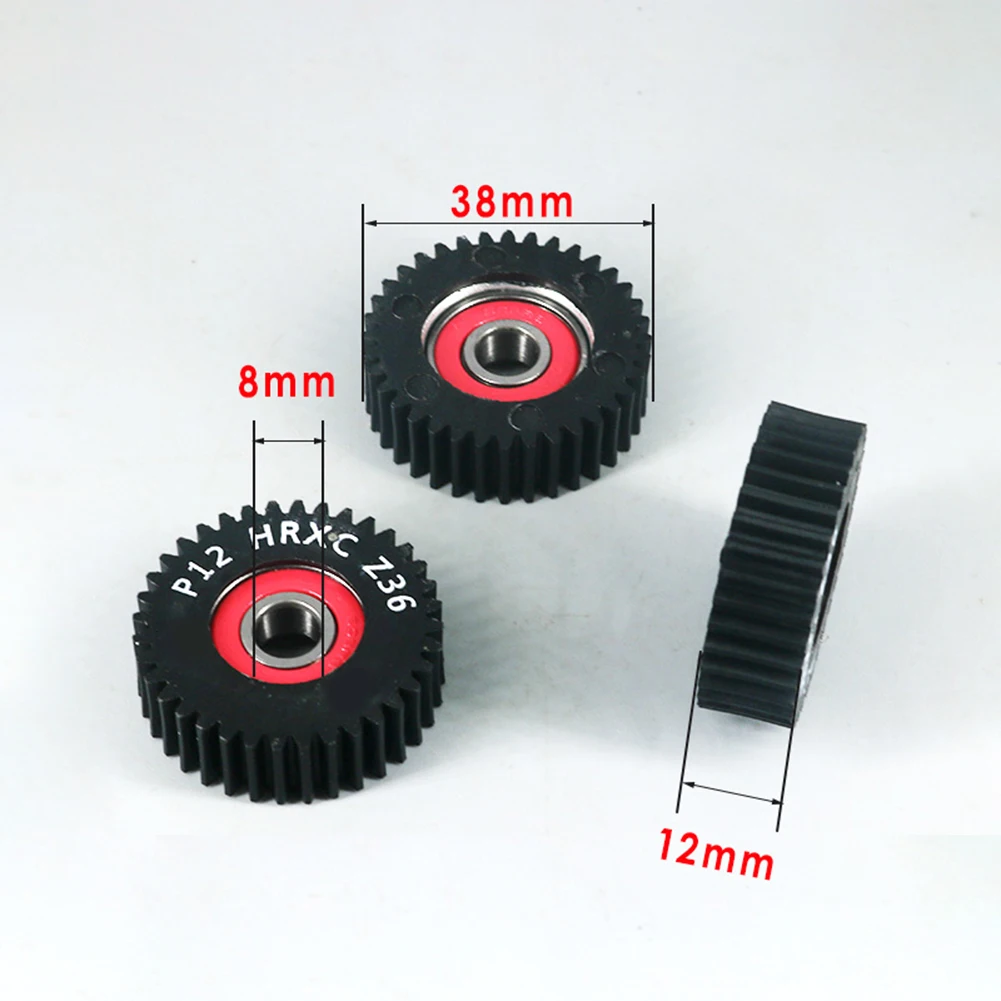 Motor Gear Gears W/ Bearing Wheel Hub 36Teeth 38*38*12mm Planetary Gears 3Pcs 608-RS ABEC-7 E-Bike Motor Nylon