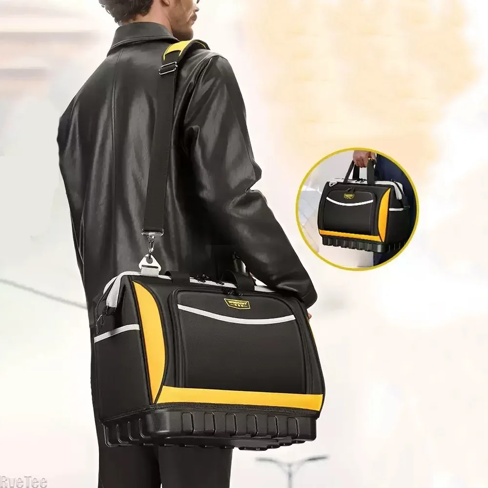 Multifunctional Tool Bag Professional Layer Large Capacity Waterproof 1680D Oxford Cloth Electrician Bags Tool Organizer