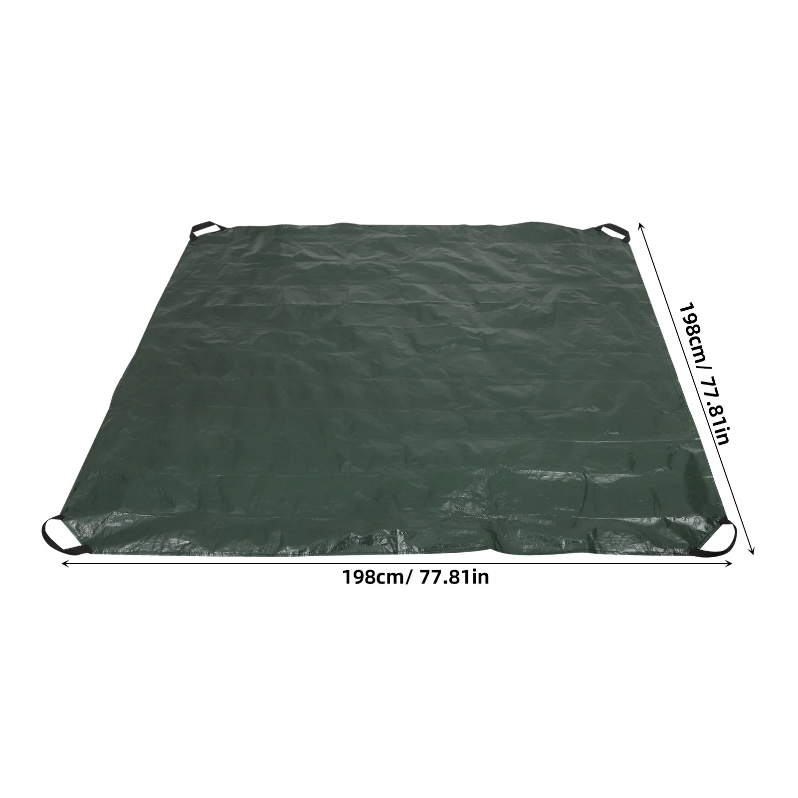 حقيبة حمل الحديقة قماش القنب القابل لإعادة الاستخدام مع مقابض قوية لسهولة النقل والتخلص من الحطام ساحة حديقة قماش القنب #2