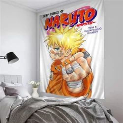 Anime N-Narutos Colorful Tapestry Wall Hanging Bohemian Wall Tapestries Mandala Wall Art Decor