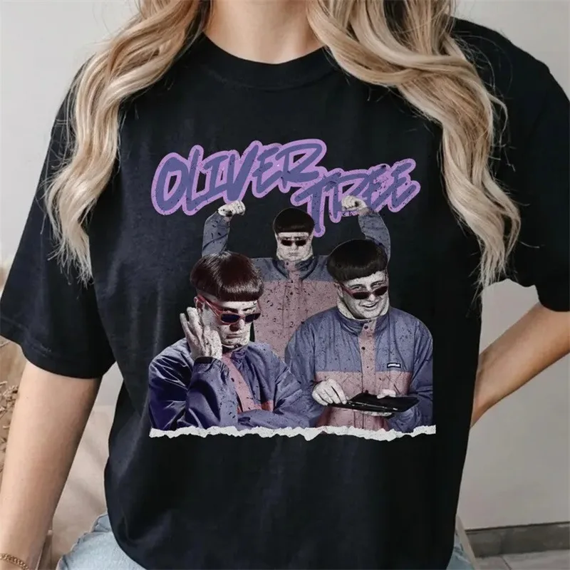Oliver Tree Merch T-shirt Men Short Sleeve Tee Unisex Tops Clothes Causal Female Y2K Tops