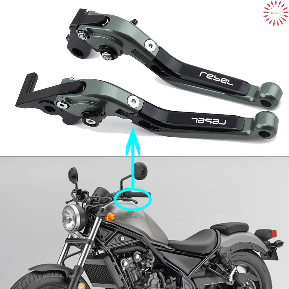 

Clutch Lever Brake Set For Honda Rebel 250 300 500 2017-2022 Motorcycle Accessories Adjustable Handle Set Handle Levers