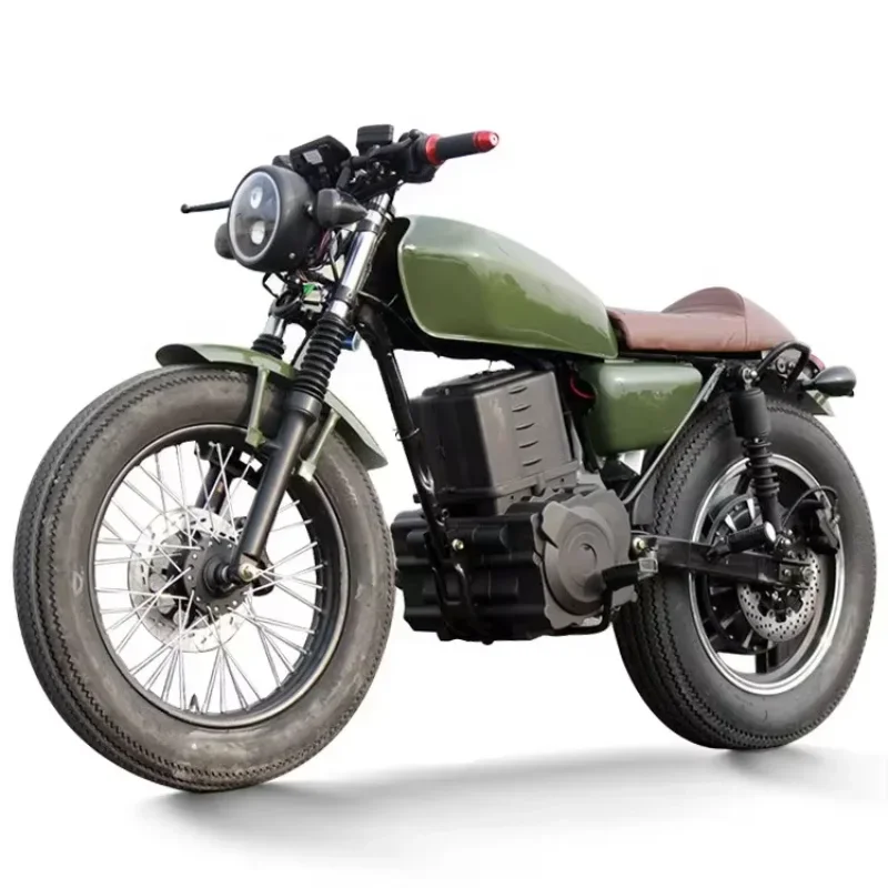 Luyuan Luyuan MotorcycleSuper Power 2000w Cafe Racer Motorbike Super Long Range Electric Bike Retro Electric Motorcycle