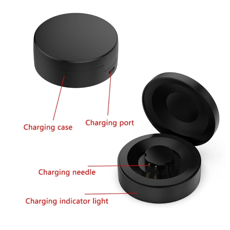 Portable Charging Box Quick Recharges for Intelligent Rings Fast Charges Technology High Capacity Battery Stylish Design