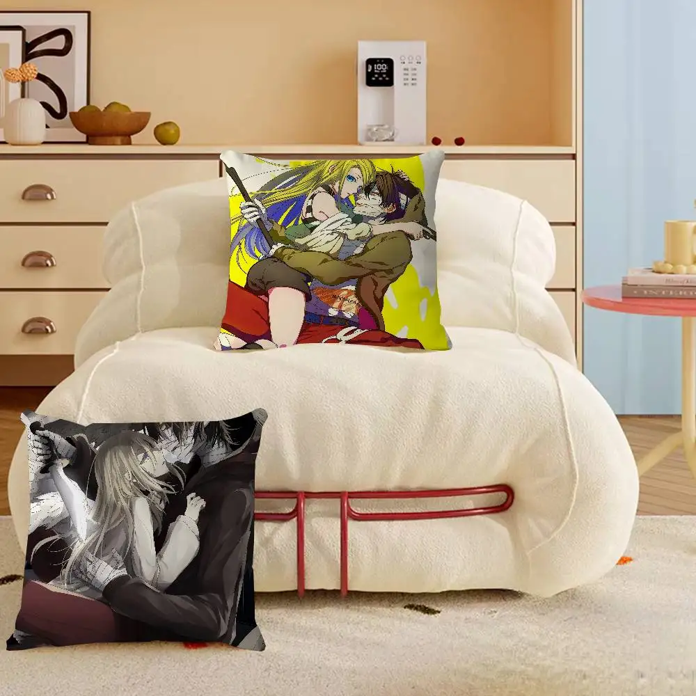 

Anime Angels-of-Death Cushion Cover Inches Farmhouse Decor Home Throw Pillow Covers for Couch Decorations