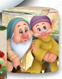 Schneeweiße Prinzessin runde Hintergrund Mädchen Geburtstag Hintergrund schneeweiß und die sieben Zwerge Zylinder abdeckung Dekor Fotografie Requisite
