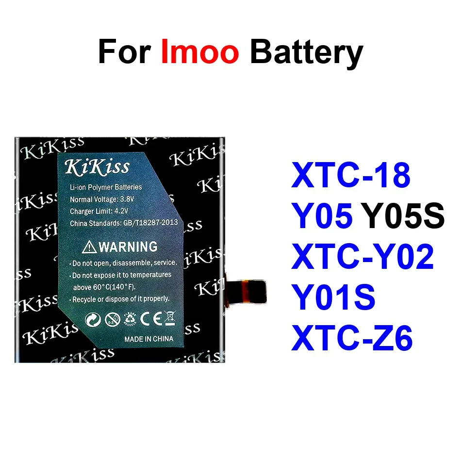 

Аккумулятор для мобильного телефона, безопасный, 450-780 мАч, для часов Imoo Okii Xtc-18 Xtc-Y02 Xtc-Z6 Watch II