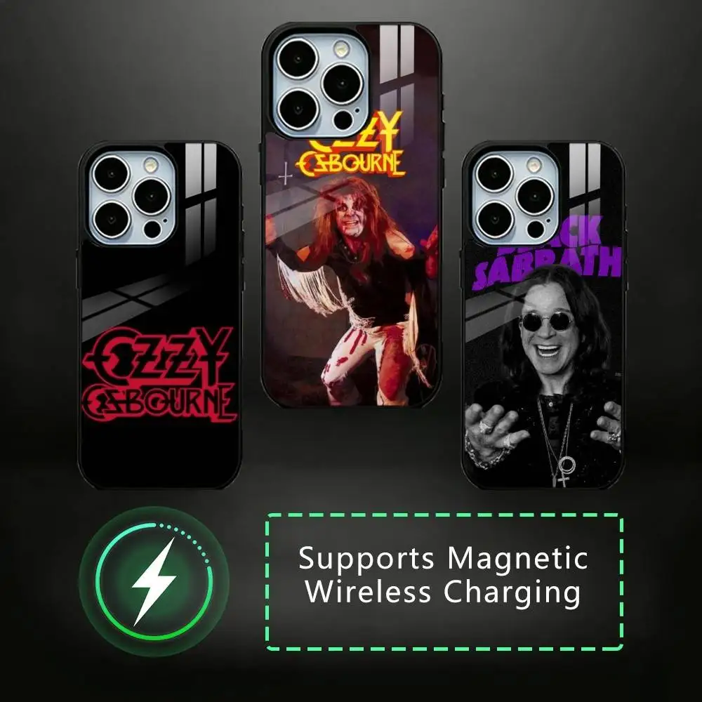 

S-Sabbath O-Ozzy Osbourne Phone Case For iPhone17,16,15,14,13,12,11 Plus,Pro Supports Magnetic Wireless Charging