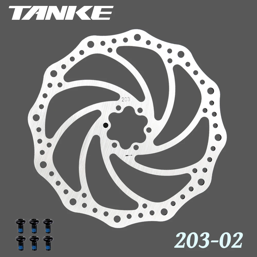 TANKE Fahrrad Scheibenbremse 140 160 180 203 Rotoren mit Schrauben hydraulische Bremse Straße Mountainbike MTB Öl Slick Rotor Fahrradteile