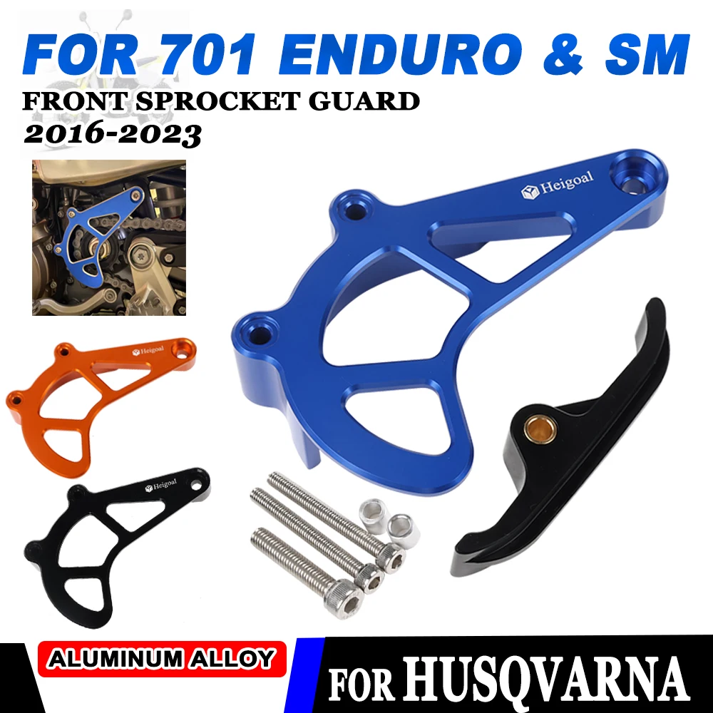 

For Husqvarna 701 Supermoto 701 Enduro 701Enduro 2016-2023 Motorcycle Accessories Front Sprocket Guard Chain Protector Cover Cap