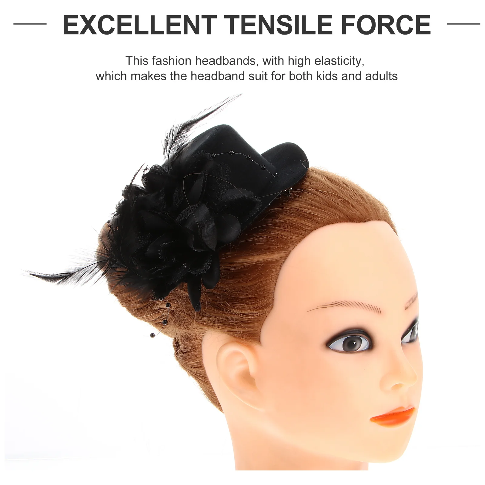 

Lace Flower Hair Clip Hat Hairpin Elegant Hair Barrettes for Wedding Party Bridal Cocktail Christmas Bobby Pins