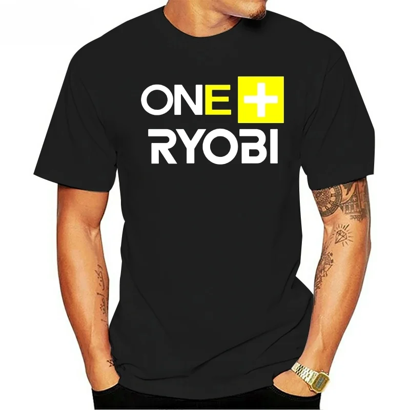 New Arrival fashion heavyweight Hot Sale vintage Summer Ryobi Tools One Plus Power Tools Men's Fashion T-shirt Tees Clothing