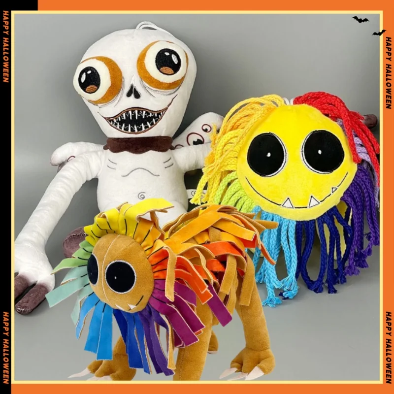 Yarnabys Colorful Lion Plushies Toy Amazing Digital Circus Anime Figure Skeleton Lion Soft Stuffed Animal Doll toys Kids Gift