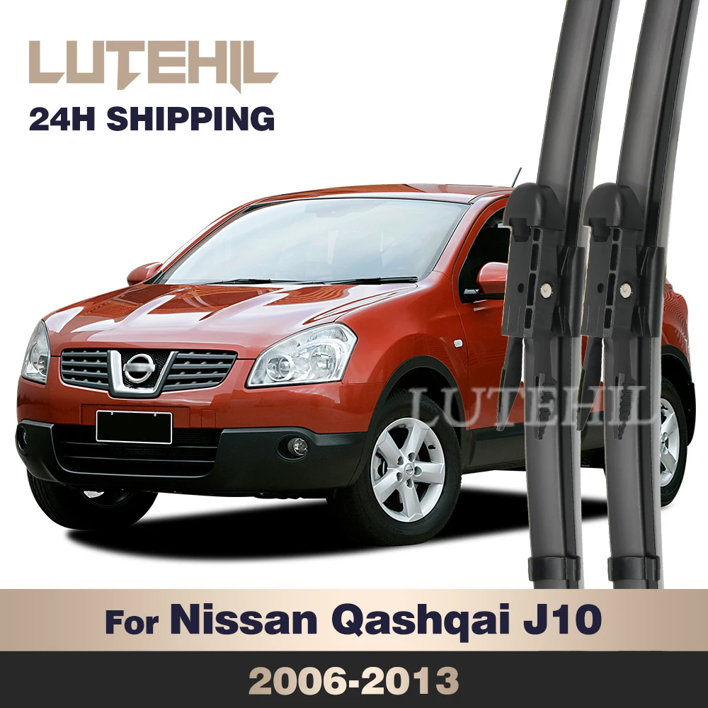 For Nissan Qashqai Dualis J10 2006-2013 2007 2008 2009 2010 2011 Wiper Front Wiper Blades Windshield Windscreen Window 24