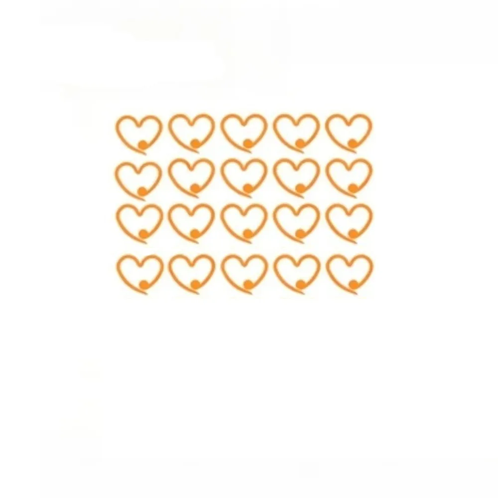 10/20/30PCS Plastic Crochet Stitch Markers No-Scratch Handmade Yarn Knitting Stitch Markers Reusable Heart Shape