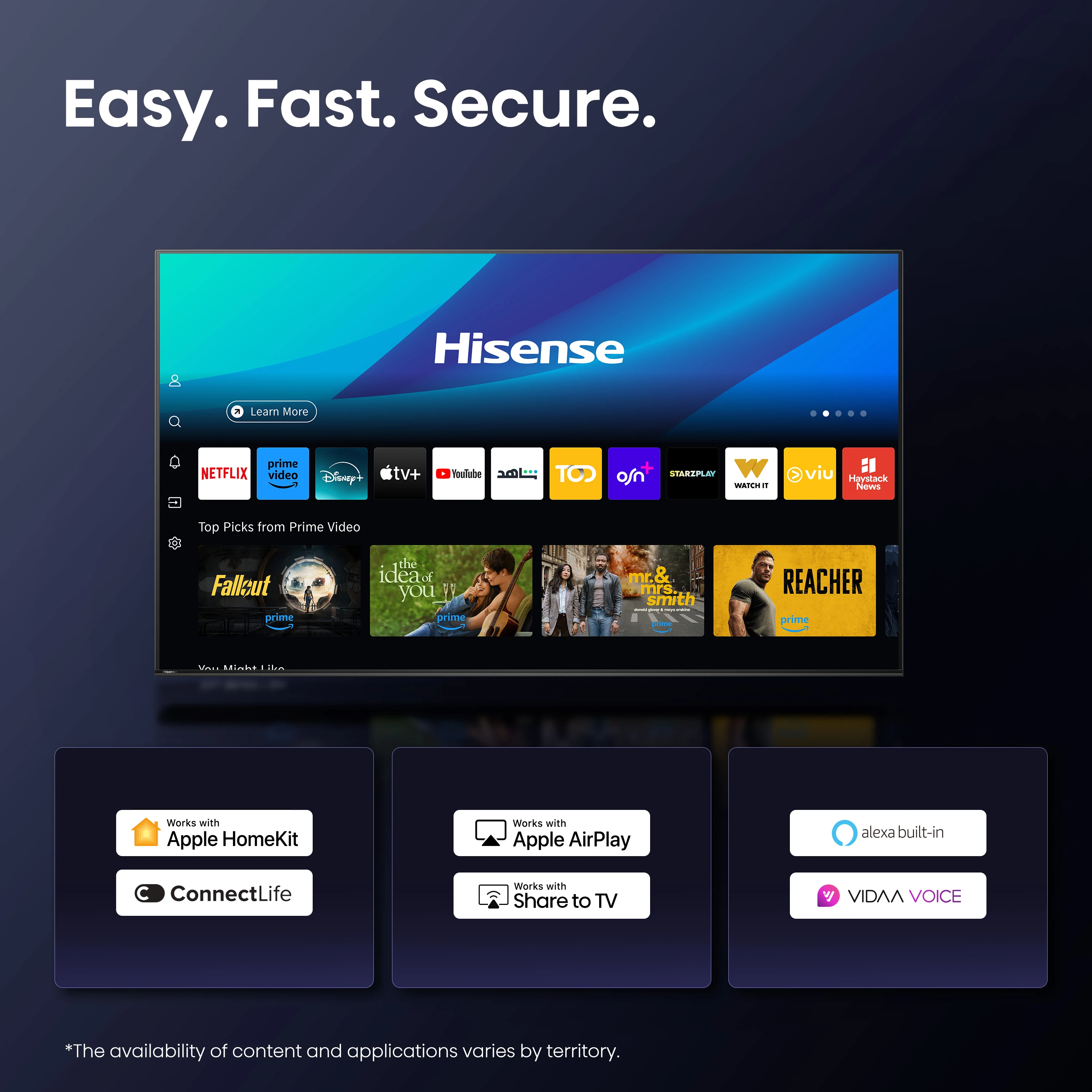 تلفزيون Q6-55/65/75 بوصة QLED، لون QLED، Dolby Vision · Atmos، AI 4K Upscaler، التحكم الصوتي، الشحن من Riyadh