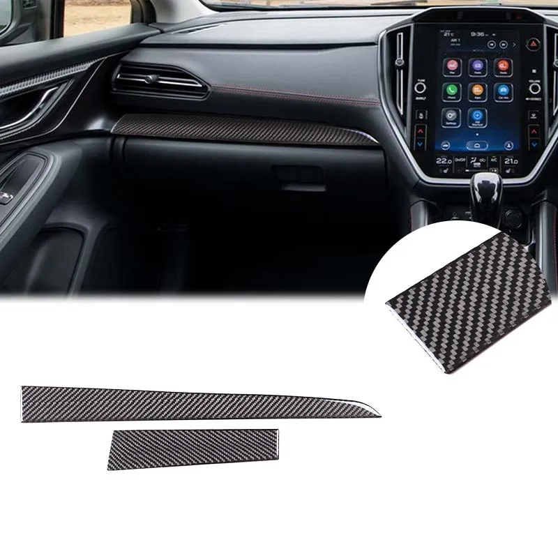 For 2022+ Subaru WRX/Levorg/Xubao Real Carbon Fiber Co-Pilot Dashboard Glove Box Sticker Car Decoration Accessories RHD