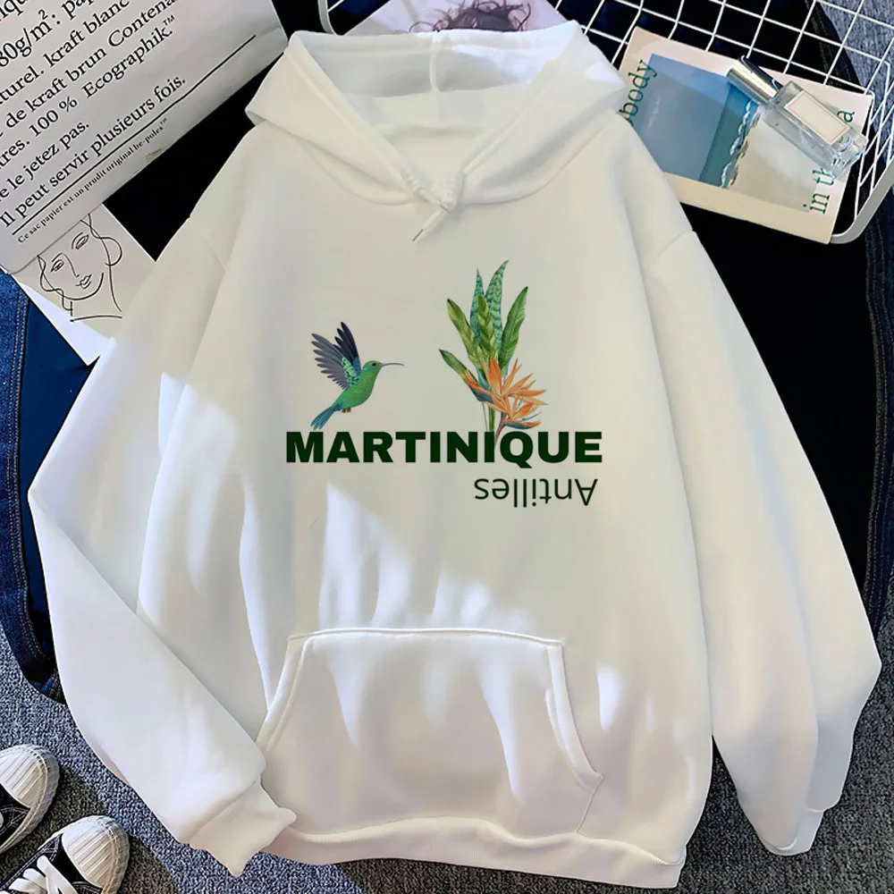 Martinique hoodies women Winter  harajuku aesthetic Korean style clothes Pullover female graphic sweater