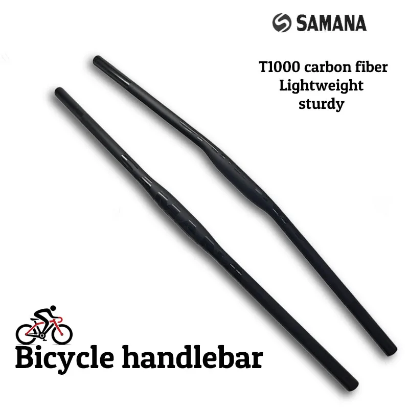 

Руль для горного велосипеда SAMANA из карбона, прямой, 31.8мм, 600-800мм, плоский, запчасти для велосипедов