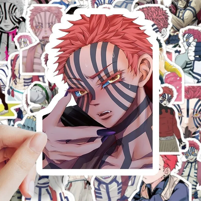 63개 만화 캐릭터 아카자 창의적인 그래피티 장식 스티커
