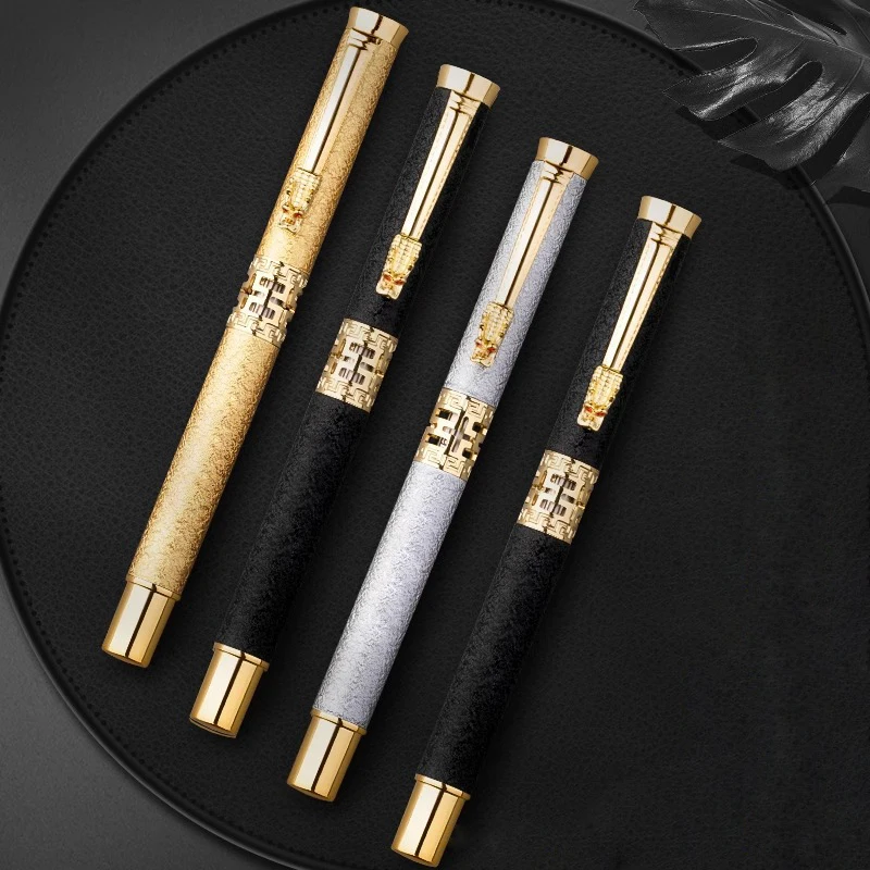 Custom Ballpoint Pen School Things Supply Stationery Store Metal Office Accessories Writing Beautiful Teacher Gift Chinese Style