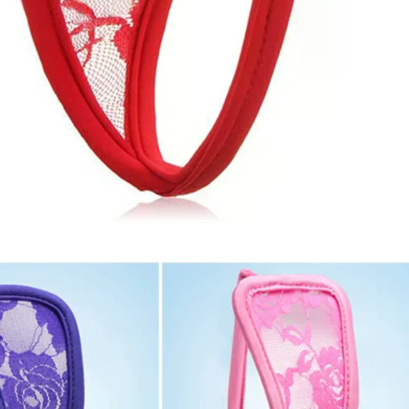 

1PC Women C-string Thongs Spandex C-Shaped Seamless Sexy Panty Invisible Underwear Knickers Briefs Lace Flower Lingerie