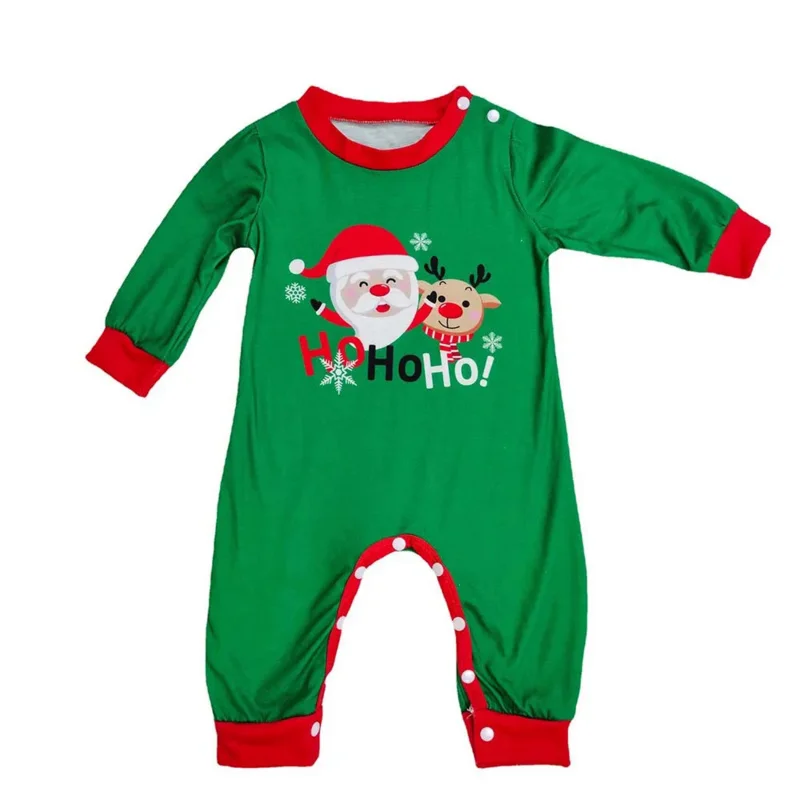 Family Matching Pajamas Farther Mother Kids Family Christmas Sleepwear Family Matching Outfits Top Pants 2PCS Pyjamas