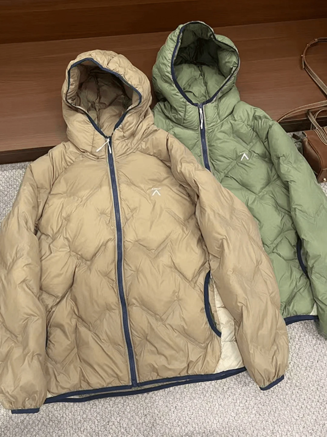 

Легкая стеганая хлопковая куртка с капюшоном, утепленная, водонепроницаемая, для активного отдыха, осенняя, для мужчин и женщин