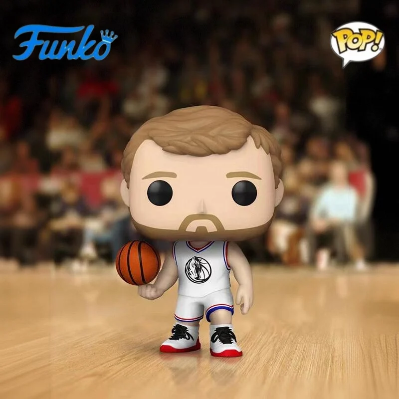 Funko Pop NBA Series مايكل جوردان شخصية الحركة ليبرون جيمس ألين ايفرسون دينيس رودمان طبعة محدودة نموذج الهدايا الأصلية