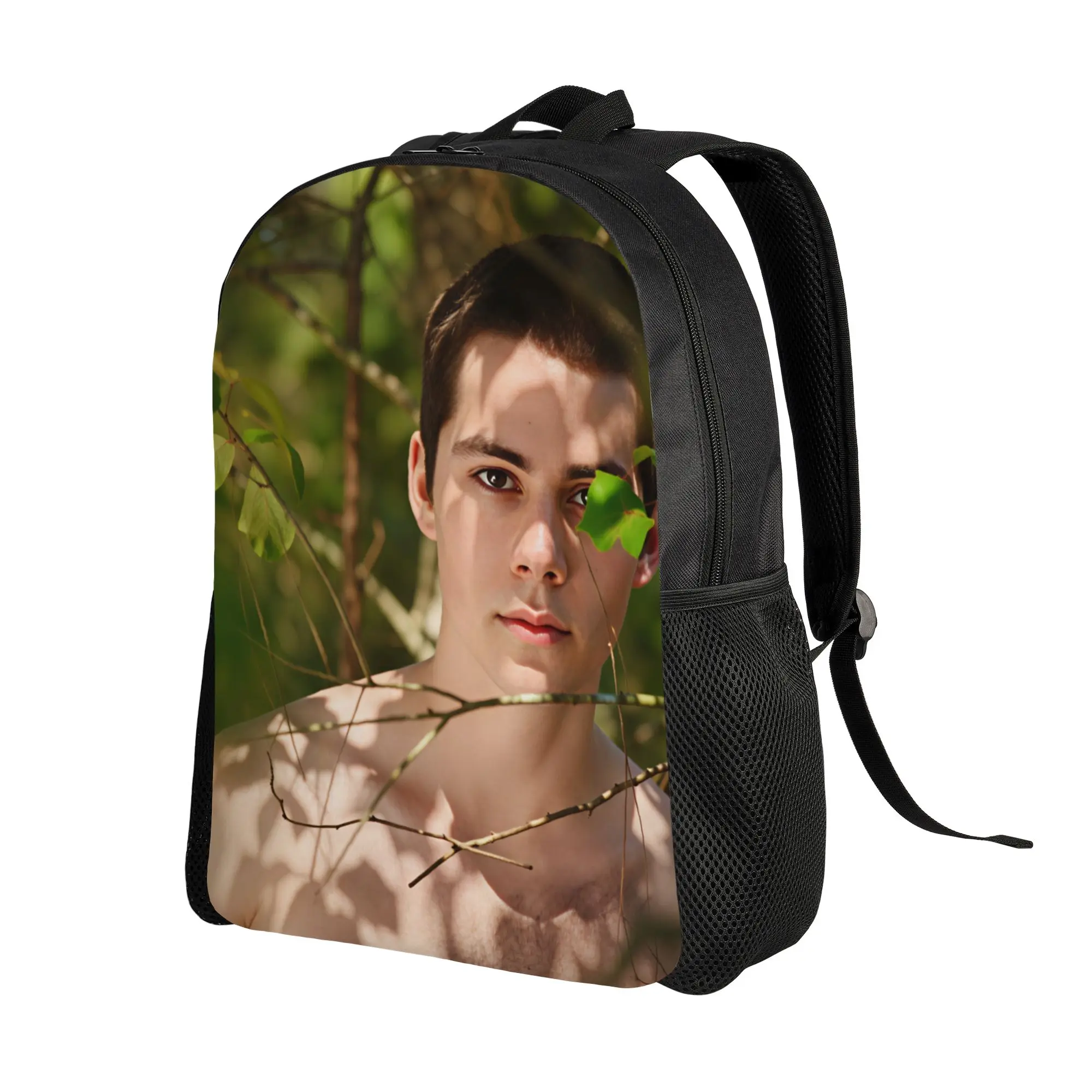 Dylan O’Brien  Backpack Women  Large Backpacks Polyester Casual High School Bags Cycling Design Rucksack